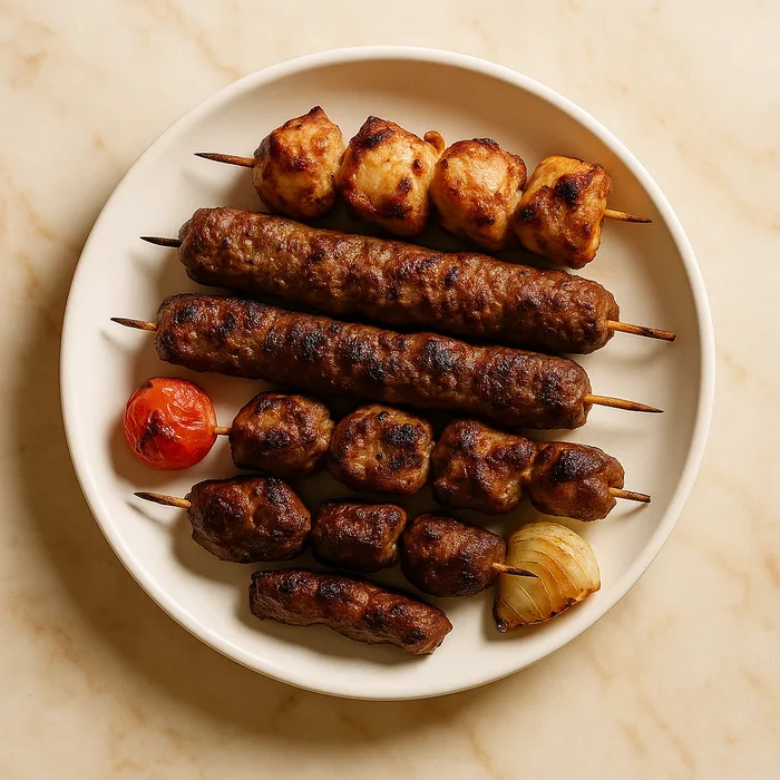 Mixt Mechwi, assortiment de grillades de la maison
