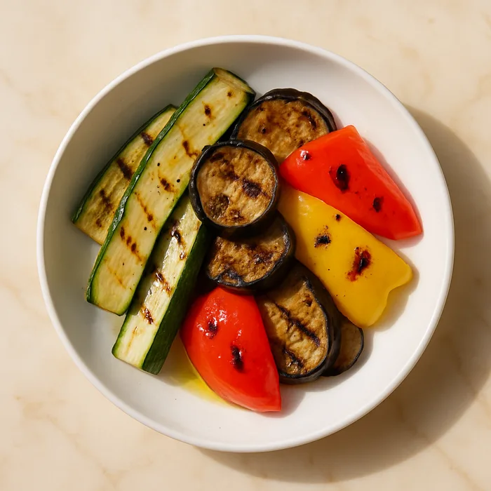 Légumes grillés de saison à l’huile d’olive