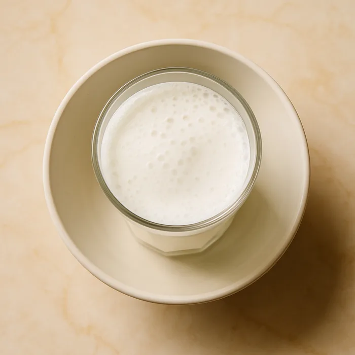 Ayran, yaourt battu légèrement salé