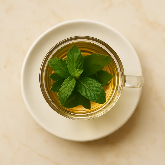 Thé à la menthe fraîche
