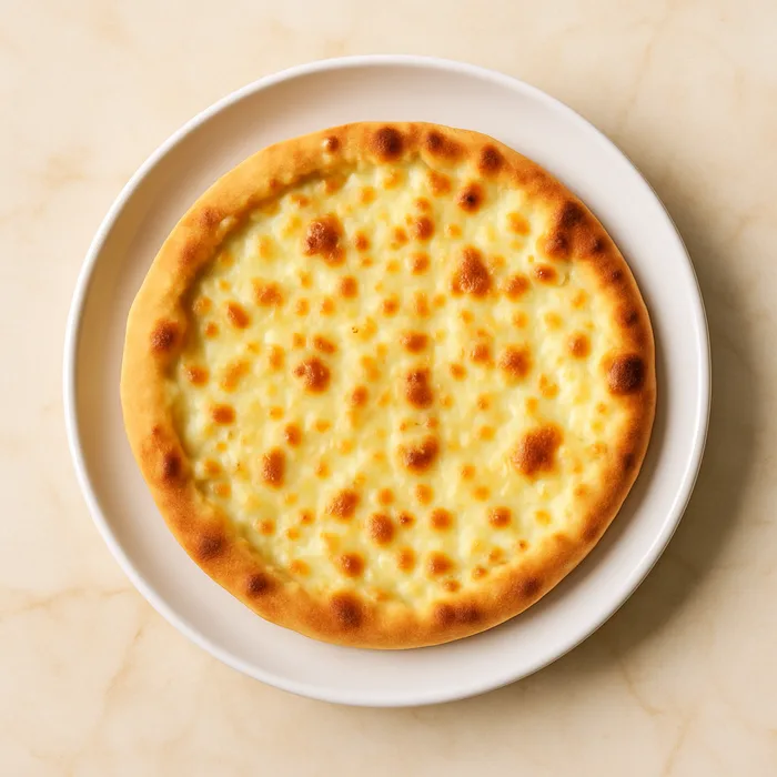 Manakish fromage, galette libanaise garnie de fromage oriental
